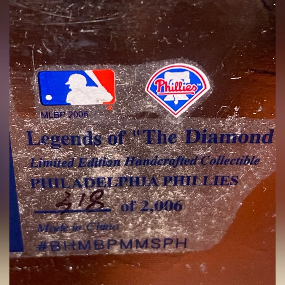 Vintage Phillies Limited  Phanatic Mascot Platinum Series Base  Bobblehead 8” - Picture 3 of 15